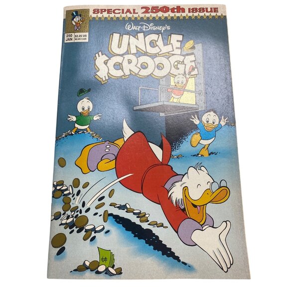 Walt Disneys Uncle Scrooge Comic Book Special 250th Issue January 1991 Vintage C - Picture 1 of 6